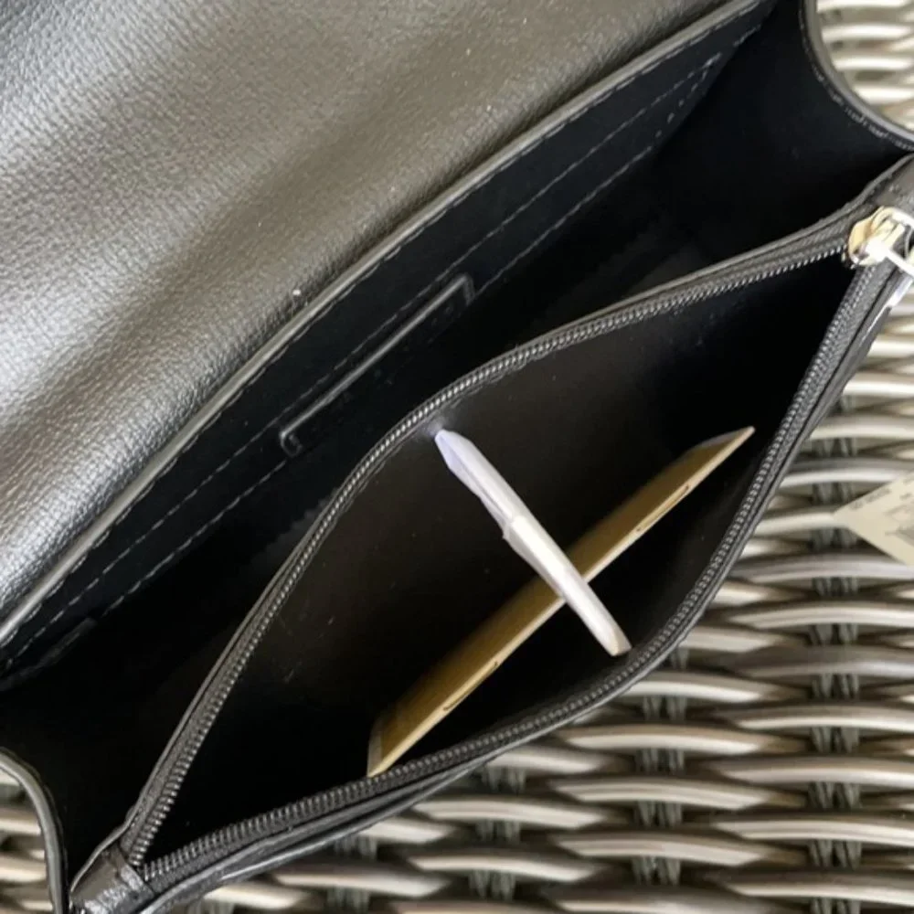 Michael Kors Rose Small Crossbody Black - Picture 7 of 14